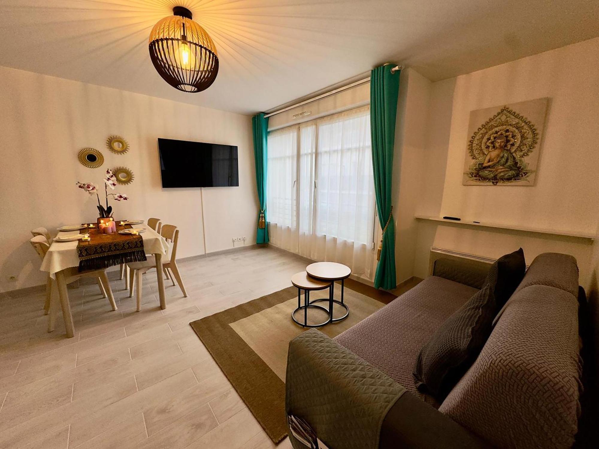 Appartement Magnolia 40M2, Parking Et Wifi Gratuit Montévrain Eksteriør bilde